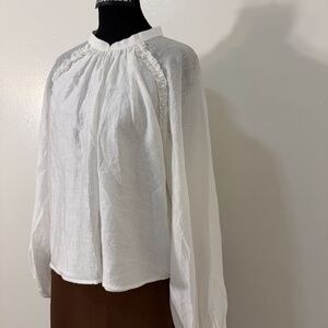 Elegant White Women's Top